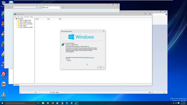 Windows 10 Pro Insider Preview (Build 10074) in VMWare Workstation Pro! смотреть онлайн