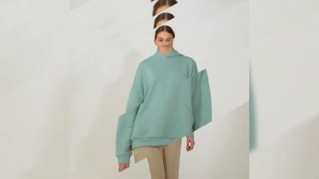 Худи женское MINAKU: Casual Collection цвет мятный смотреть онлайн