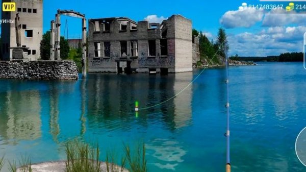 Играю в My Fishing World интересная игра про рыбалку-взлом версия