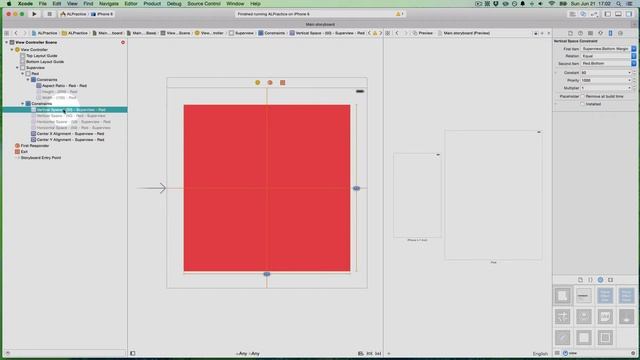 Auto Layout, Part 7 - Make It Square смотреть онлайн