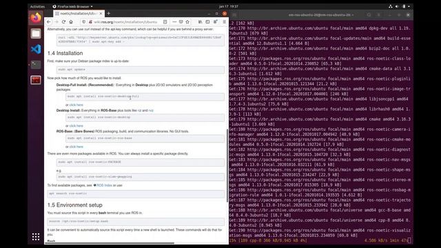 Como instalar o ROS смотреть онлайн