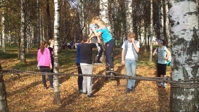 Студенцеский слет.Хождение по канату. смотреть онлайн