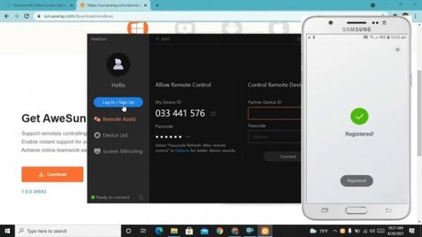 Control Your PC From Your 🔥Phone /Android/IOS| Awesun Remote Desktop |