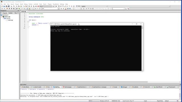 Install CodeBlocks 17 with GCC 9 on Windows - Build C, C++ and Fortran programs смотреть онлайн
