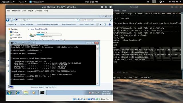 hping3-DoS attack on system смотреть онлайн