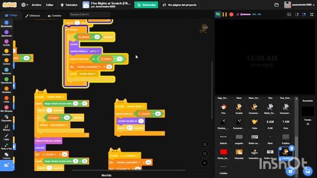 TODOS los SECRETOS de FIVE NIGHTS at SCRATCH🐈 смотреть онлайн
