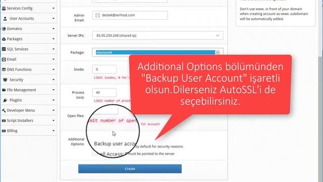 Centos Web Panel - Hosting Hesabı Oluşturma смотреть онлайн