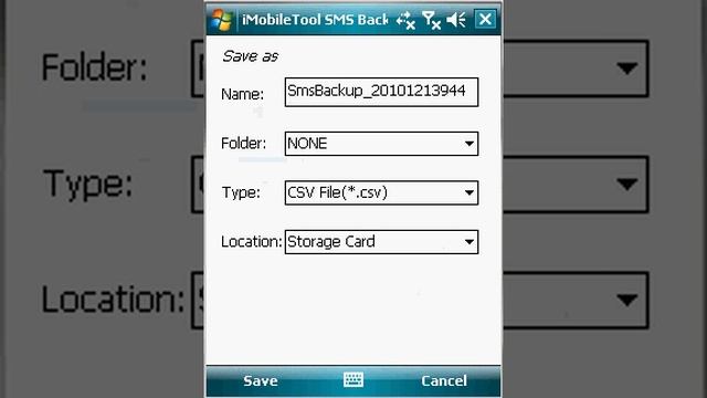 Transfer SMS Contacts from Windows Mobile to computer as CSV files смотреть онлайн