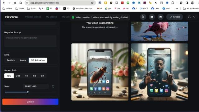 Text To Video AI Generator Free Online With Pixverse AI смотреть онлайн