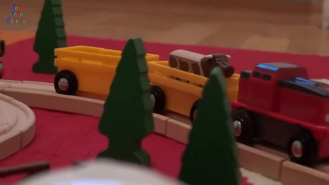 Игрушки Brio Деревянная железная дорога Загородная ферма смотреть онлайн
