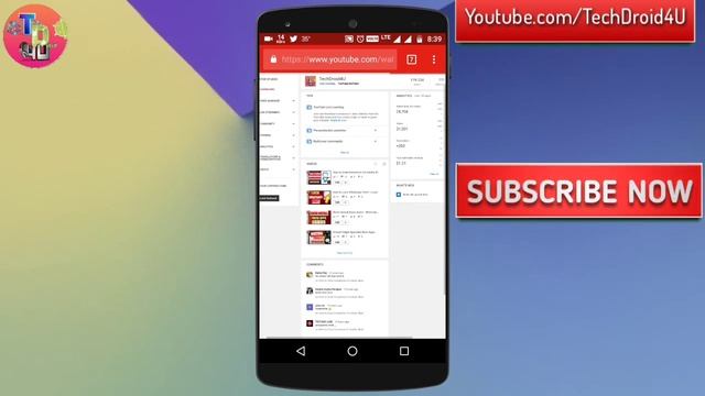 Play YouTube Video in Background without downloading any app on android! | TechDroid4U смотреть онлайн