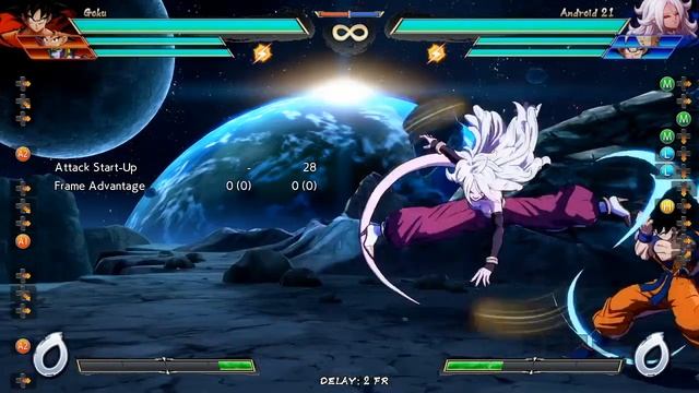 [DBFZ V1.25] Android 21 - Get Plus Frames With Solo 6M