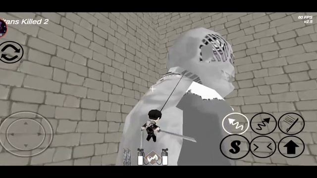 AoTTg Mobile v2.5 mod weird collosal titan (lol) смотреть онлайн