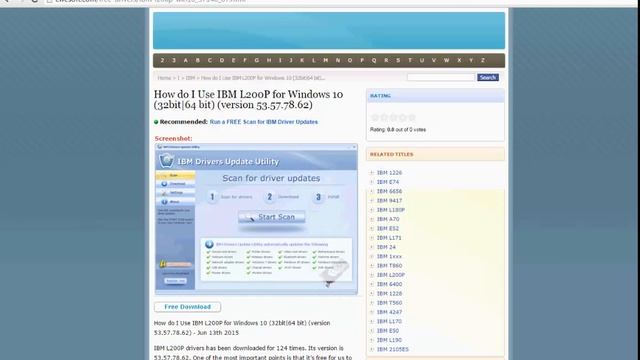 How to Download and Install IBM Laptop Drivers for Windows 10 смотреть онлайн