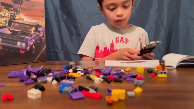 Building Lego Speed Champions Dodge 76904 смотреть онлайн