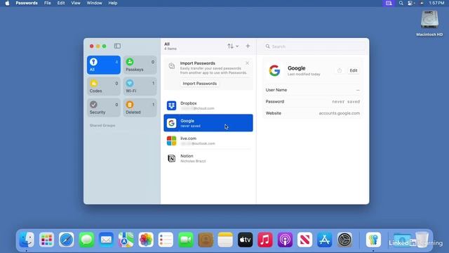 56 - Manage Saved Passwords