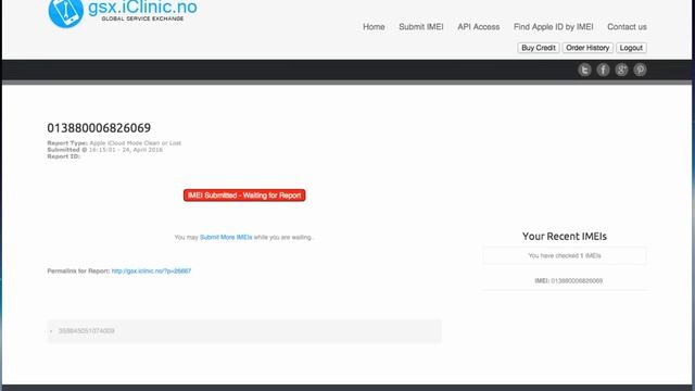 Online Apple iCloud Mode checker by IMEI (Clean/Lost/Stolen) смотреть онлайн