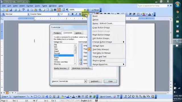 Day 9 - How to customize MS Word 2003 toolbar смотреть онлайн
