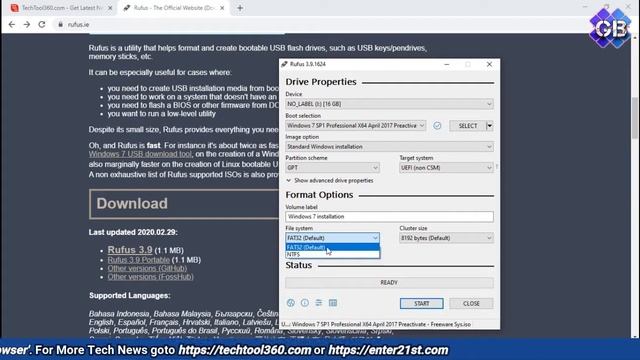 How to Make Bootable Pendrive with Rufus смотреть онлайн