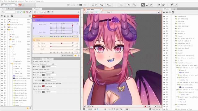 Live2D Mouth X Rigging Tutorial смотреть онлайн