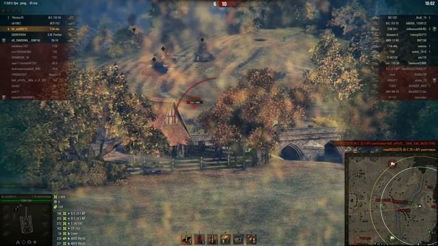 Т-54 облегчённый, Редшир, Стандартный бой смотреть онлайн