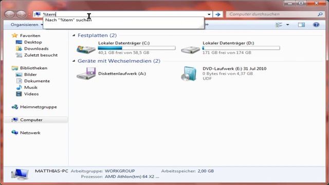Arbeitsspeicher sparen! Geht bei vista und windows 7! смотреть онлайн