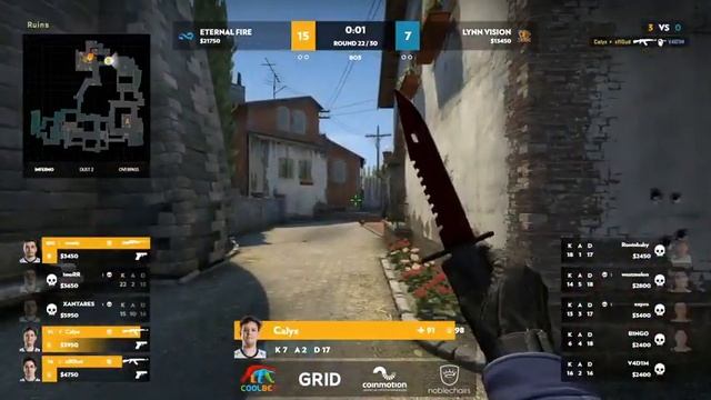 CS:GO | [EN] Eternal Fire vs. Lynn Vision Main Swiss Stage Round 9 Elisa Invitational Winter 202 смотреть онлайн
