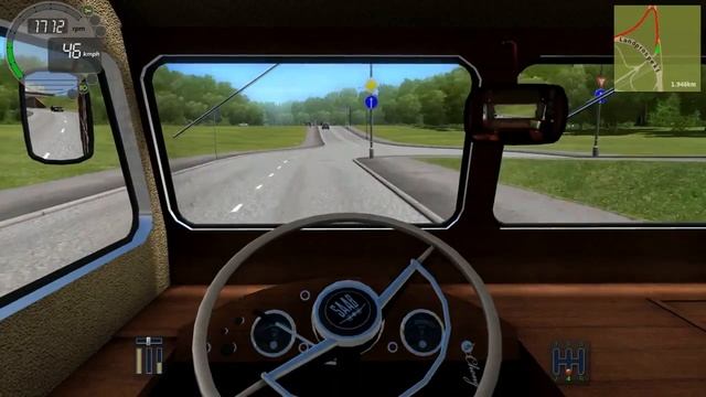 City Car Driving 1.4.1 Saab Motorhome [G27] смотреть онлайн