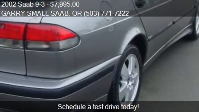 2002 Saab 9-3 For Sale In PORTLAND, OR 97216 At The GARRY SM