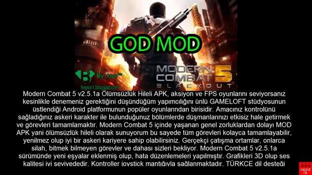 Modern Combat 5 v2.5.1a | GOD MOD - Android смотреть онлайн