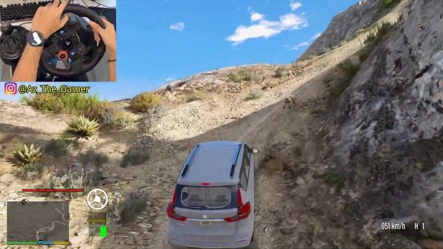 GTA V - Offroad with 2023 Suzuki Ertiga with Logitech G29 Wheel | Hindi Commentary Gameplay смотреть онлайн