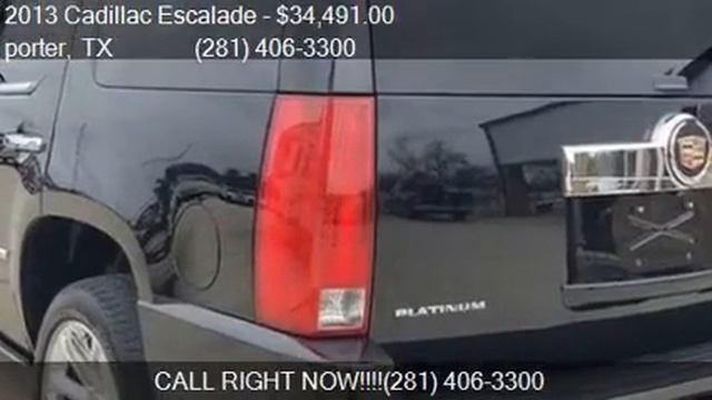 2013 Cadillac Escalade Platinum Edition AWD 4dr SUV for sale смотреть онлайн