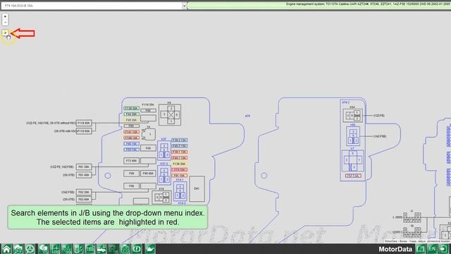 MotorData Professional - Fuse/Relay/Junction boxes смотреть онлайн