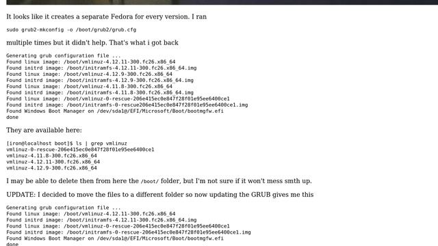 Fedora multiplies in grub after dnf update (2 Solutions!!) смотреть онлайн