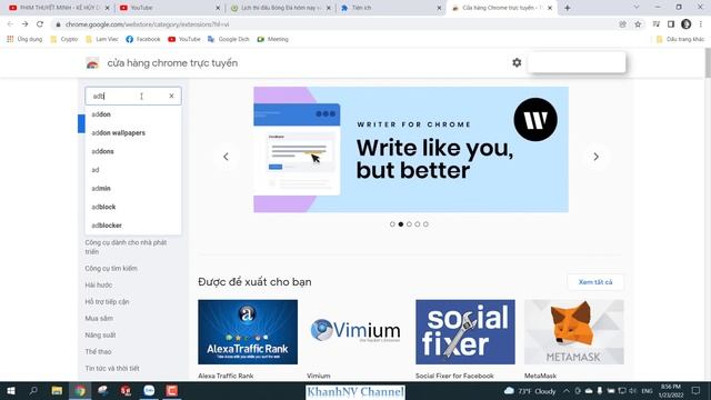 Hướng Dẫn Chặn Quảng Cáo YOUTUBE Vĩnh Viễn Trên Google Chrome Máy Tính. смотреть онлайн