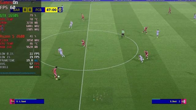 eFootball 2022 | GTX 1650 SUPER - Ryzen 5 2600 | Windows 11 смотреть онлайн