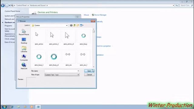 How to Change your Mouse Cursor Windows 7/8 [ English ] смотреть онлайн