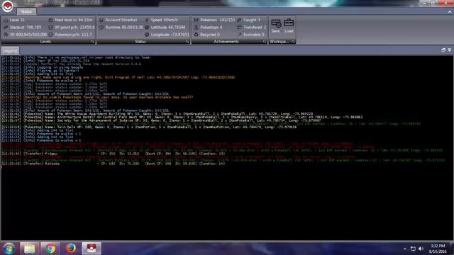 Bot Pokemon Go GUI Version 3.5 Catch'Em All Pokemon смотреть онлайн