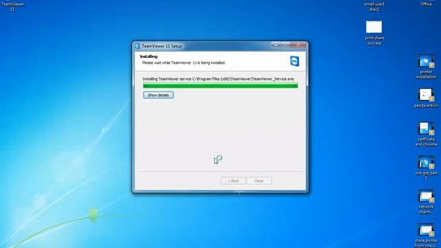 How to Install TeamViewer in windows 7 (remote desktop) смотреть онлайн