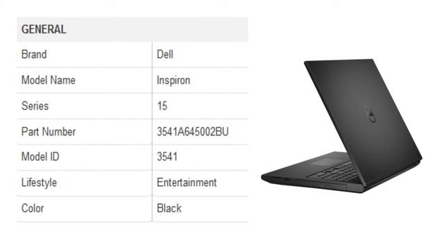 Dell Inspiron 15 3541 3541A645002BU APU Laptop [INDIA] смотреть онлайн