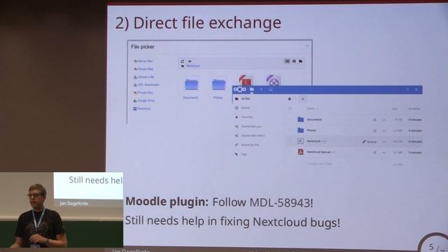 Using Nextcloud from Moodle Jan Dageförde смотреть онлайн