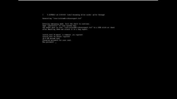 Reset root password in Linux / Centos