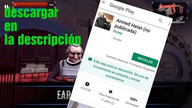 NUEVO JUEGO Parecido A Pay Day Para Android (Armed Heist)
