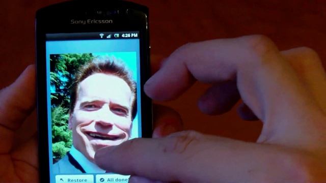 The Governator testing out Fwarp for Android смотреть онлайн