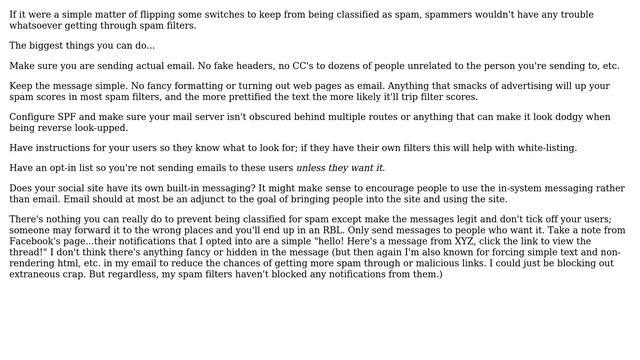 DevOps & SysAdmins: Avoiding spam filters on my CentOS 5.5 64bit server? (3 Solutions!!) смотреть онлайн