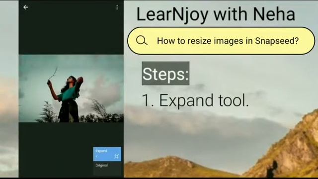 Resize images on your phone easily! | FOR FREE!! | Snapseed tutorial | NehaSnap смотреть онлайн