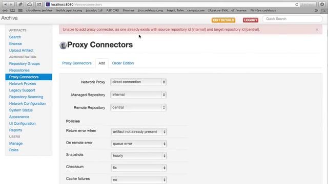 Apache Archiva new UI Quick start смотреть онлайн