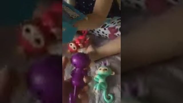 Интерактивная обезьянка FINGERLINGS Оригинал Глобал Линк - Распаковка девочкой) смотреть онлайн