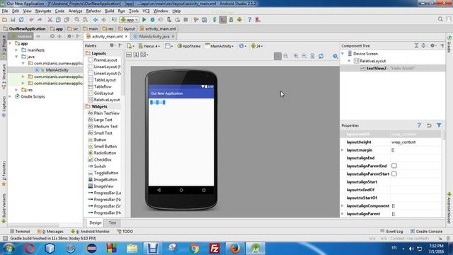 Android Studio App Development for Beginners - 5 - Running and testing app on android virtual devic смотреть онлайн