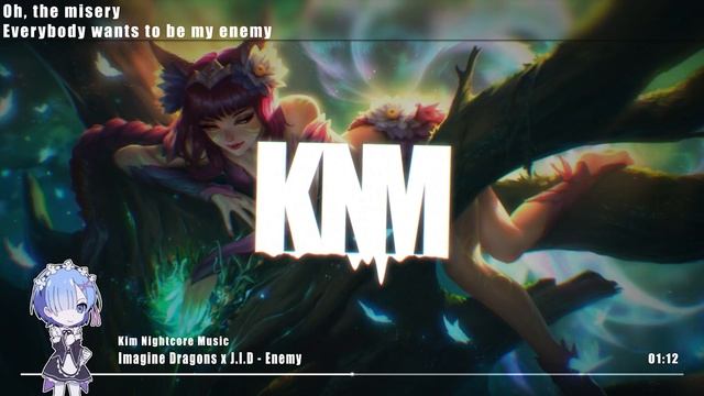 Nightcore - Enemy ➜ Lyrics смотреть онлайн
